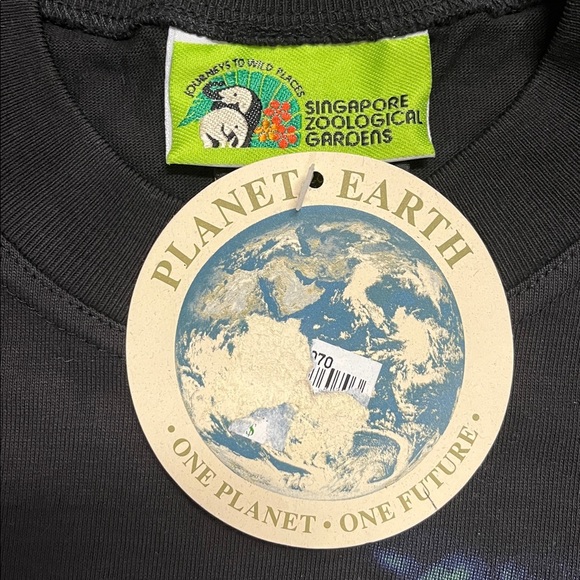 Vintage dead stock Black panther Singapore zoo t shirt size medium - Picture 3 of 4